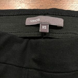 Vince viscose stretch black pants